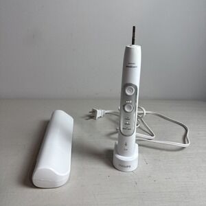 Philips Sonicare Electric Toothbrush HX751V White Handle + Case + Charger USED